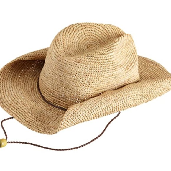 San Diego Hat Company Women\'s Crocheted Raffia Cow